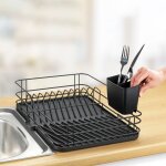 Gouttoir � vaisselle pour �vier wenko accessoire cuisine, panier couverts, porte - assiettes, etag�re ...