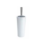 Wc - porte brosse wenko coni cramique blanche avec brosse noire design ferme porte brosse wc cramique ...