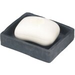 Wenko porte savon slate rock - aspect ardoise, polyrsine, 11. 2x2. 7x9. 4 cm, anthracite