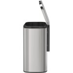 Poubelle sare wenko murale 5 litres, fermeture automatique, montage sans perage turboloc ou vis, compacte ...