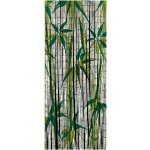 Rideau de porte motif plantes de bambou wenko, fabriqué à la main, rideau anti - mouches, protection ... Rideau de porte motif plantes de bambou wenko, fabriqué à la main, rideau anti - mouches, protection ...