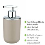 Accessoires de salle de bain wenko set brasil taupe 4 pi�ces ensemble d'accessoires salle de bain taupe ...