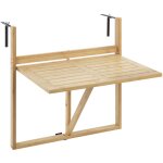 Wenko - table de balcon pliable pour barri�re waikiki