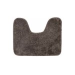 Tapis wc valletta, tapis contour wc antid�rapant, polyester, 50x40 cm, taupe - wenko