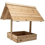 Mangeoire bois pour poules 70 x 60 x h 70cm