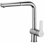 Paffoni - west - mitigeur d'�vier avec douchette extractible, chrome ws185cr