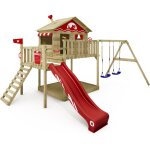 Aire de jeux portique bois smart coast avec balançoire et toboggan maison enfant sur pilotis avec bac ... Aire de jeux portique bois smart coast avec balançoire et toboggan maison enfant sur pilotis avec bac ...