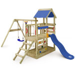 Wickey - aire de jeux portique bois turboflyer avec balançoire et toboggan maison enfant exterieur avec ... Wickey - aire de jeux portique bois turboflyer avec balançoire et toboggan maison enfant exterieur avec ...
