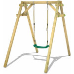Wickey portique balançoire aire de jeux smart one portique bois pour enfants - vert Wickey portique balançoire aire de jeux smart one portique bois pour enfants - vert