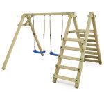 No brand - wickey portique de balançoire pour enfants smart cliff avec balançoire, structure double en ... No brand - wickey portique de balançoire pour enfants smart cliff avec balançoire, structure double en ...