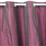 William - rideau en taffetas prune 150x250