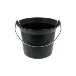 Seau de ma�on en caoutchouc et pet, diam�tre 300 mm, 11l