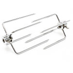 2x fourches  viande pour broches  5 - 11 mm acier chrom fourchettes tournebroche rtisserie bbq grill ...