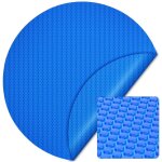 Wiltec bche  bulles solaire ronde pour piscine,  3, 6 m, 120 , en pe, couleur bleue, couverture piscine, ...