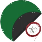 Wiltec - bche de piscine ronde,  460 cm, couverture de piscine 2 en 1 en pe rsistant aux uv, pour ...