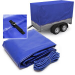 Wiltec - b�che de protection ext�rieure remorque 2075x1140x900mm sangle boucle coulissante courroie en ...