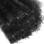 Wiltec - brosses anti oiseaux lot de 20 pices 24 m, 20 x 120 cm x  8 cm, protge panneaux solaires, ...