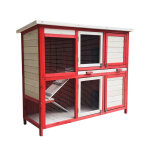 Wiltec clapier ? 1175 x 410 x 1000 mm ? 2 étages ? toit bitumé ? bois sapin ? avec escaliers et bac amovible ... Wiltec clapier ? 1175 x 410 x 1000 mm ? 2 étages ? toit bitumé ? bois sapin ? avec escaliers et bac amovible ...