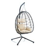 Wiltec - fauteuil suspendu ? 950 x 980 x 1980 mm ? capacit de charge max. 130 kg ? oeuf panier chaise ...