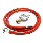 Wiltec - kit raccordement de gaz ? avec tuyau 1, 5 m et pressostat 28 mbar ? pour pression constante ...