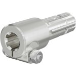 Wiltec - manchon de prise de force cardan - longueur 175 mm - raccord logement 1 3 / 8' 6d - raccord ...