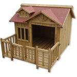 Wiltec - niche de chien maison de luxe xl ? couleur marron ? 935 x 1050 x 775 mm ? en bois de sapin ? ... Wiltec - niche de chien maison de luxe xl ? couleur marron ? 935 x 1050 x 775 mm ? en bois de sapin ? ...