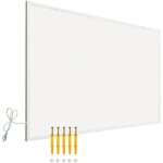 Wiltec - panneau chauffant infrarouge ? 520 w ? 920 x 620 x 15 mm ? chauffage ir lectrique mural ? metteur ...