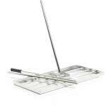 Wiltec raclette de gazon taille xl ? 1000 x 260 x 2000 ? en acier inox ? avec manche 2 m ? grattoir de ...