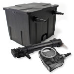 Wiltec - sunsun kit complet: cbf - 350 filtre de bassin jusqu' 12000 l biologique, ctf - 8000 supereco ...