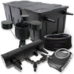 Wiltec - sunsun kit complet: cbf - 350c filtre de bassin jusqu' 90000 l, ctf - 8000 pompe de filtration ...