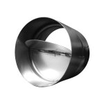 Clapet anti - retour alu 125 mm - gaine de ventilation