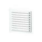 Winflex ventilation - grille aration carre 175mm 45cm2 - alu blanc + anti - insecte - winflex