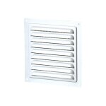 Winflex ventilation - grille aration carre 70mm 9cm2 - alu blanc + anti - insecte - winflex
