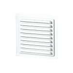 Winflex ventilation - grille aération carrée 150mm 60cm2 - alu blanc + anti - insecte - winflex Winflex ventilation - grille aération carrée 150mm 60cm2 - alu blanc + anti - insecte - winflex