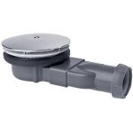 Wirquin - bonde de douche extra - plate slim pour receveurs extra - plats 'a'a90 avec membrane et dome ...