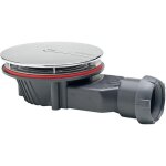 Wirquin - bonde de douche slim + pour receveur extra plat en 90 avec dme en abs 30723362, chrom