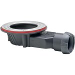 Wirquin - bonde de douche slim + pour receveur extra plat en 90 sans grille pour plateau 30723369, chrom ...