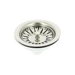 Bonde pour �vier �90 mm � panier inox