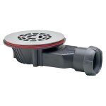 Wirquin - bonde extraplate, grille inox pour receveur de douche 90 mm slim + , hauteur 40 mm Wirquin - bonde extraplate, grille inox pour receveur de douche 90 mm slim + , hauteur 40 mm