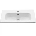 Wirquin - plan vasque lavabo  poser roca unik n - victoria 60cm blanc en cramique - a32799e000