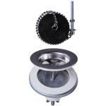 Wirquin pro - bonde vier 60  plateau en laiton pour vier 2 bacs communicants