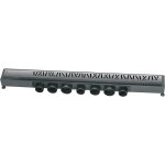 Wirquin pro - caniveau de douche venisio mikado avec grille en inox bross�, �50 - l. 700 mm