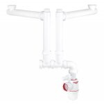 Wirquin pro - siphon dport pour vier 2 bacs wirquin neo air 5079035 - 40mm