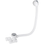 Wirquin pro - vidage baignoire quick - clac - volant en abs chrom l700 mm