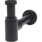 Wirquin - siphon de lavabo �32 design en laiton mini lin�is 30722857, noir