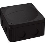 Wiska - bote de drivation 10060648 (l x l x h) 110 x 110 x 66 mm noir ip66 / ip67