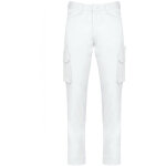 Wk designed to work - pantalon multipoches �coresponsable wk. designed to work blanc l