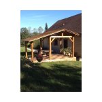 Abri de jardin en bois 3. 7 x 4. 5 - 17. 2 m - 2 pans