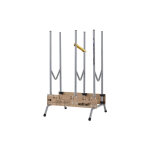 Wolfcraft - chevalet de trononnage pliable et mobile - charge max. 150 kg - rf. 5121000