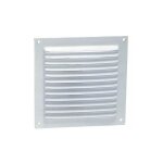 Grille de ventilation � visser 20x20 cm. laqu� blanc